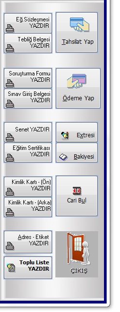 Yaylasoft Guvenlik Okulu Takip Programi Yaylasoft Ozel Guvenlik Kurumu Takip Yazilimi Yaylasoft Ozel Guvenlik Egitim Merkezi Takip Programi Calisma Sayfalarindan Bir Gorunum